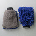 Premium Dual-Sided Microfiber Wash Mitt – Chenille Noodle & Coral Fleece – Scratch-Free Detailing