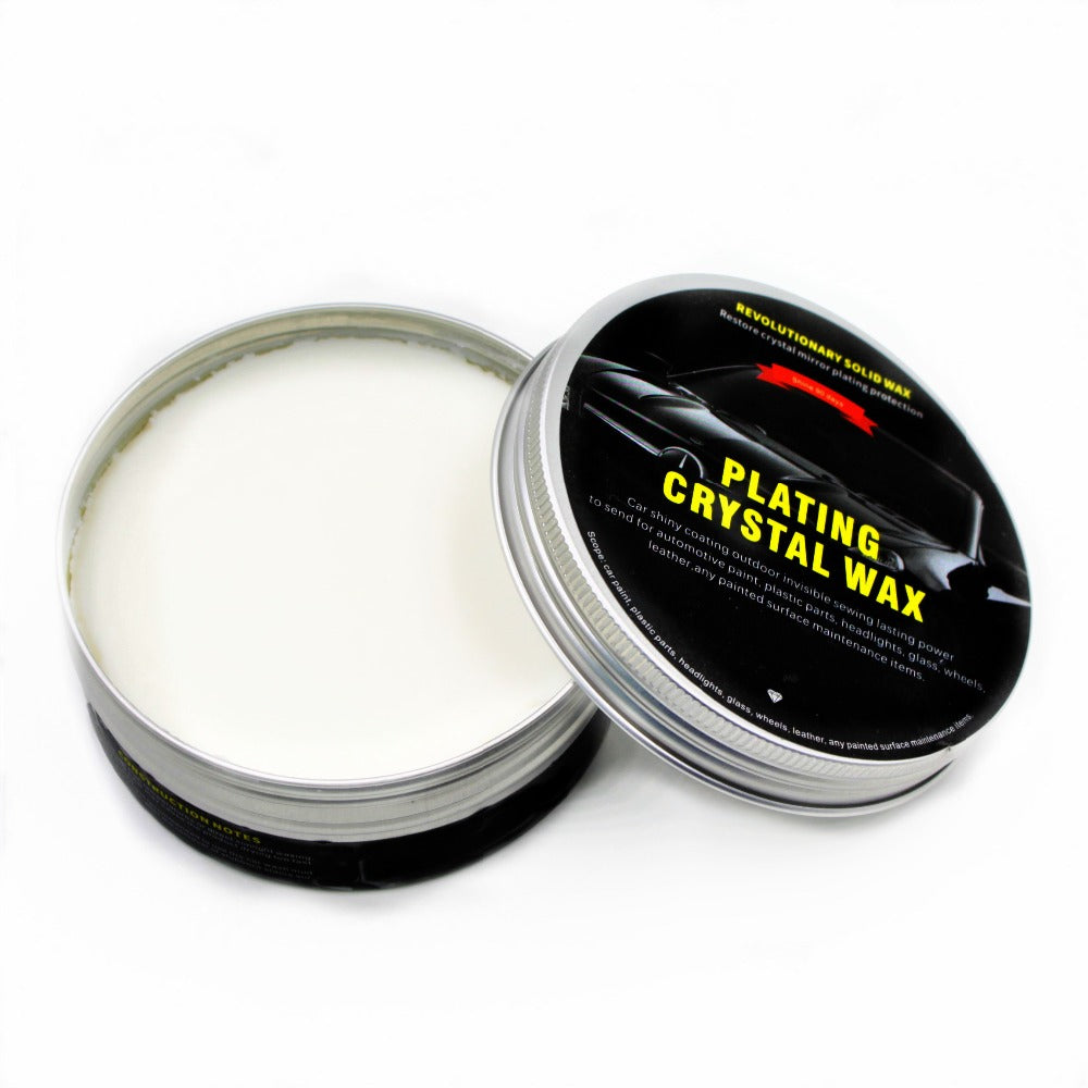 Premium PLATING CRYSTAL WAX (210g) – Deep Mirror-Like Finish for All Exterior Surfaces