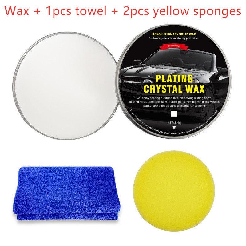Premium PLATING CRYSTAL WAX (210g) – Deep Mirror-Like Finish for All Exterior Surfaces