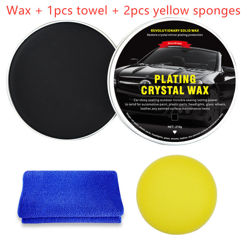Premium PLATING CRYSTAL WAX (210g) – Deep Mirror-Like Finish for All Exterior Surfaces