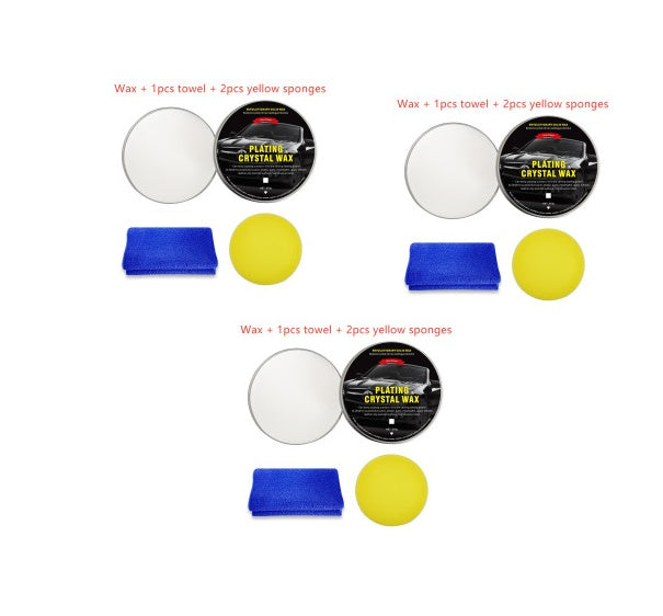 Premium PLATING CRYSTAL WAX (210g) – Deep Mirror-Like Finish for All Exterior Surfaces