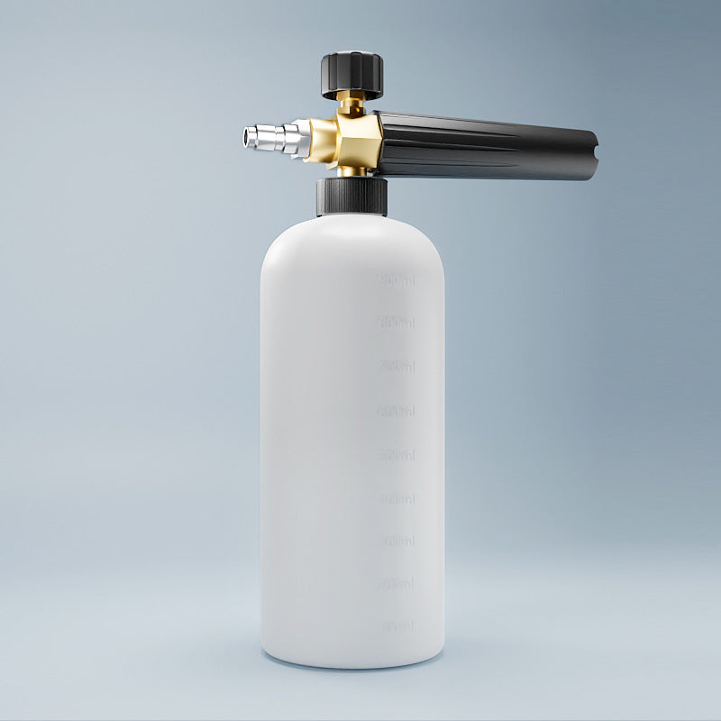 Professional PA Foam Cannon for Pressure Washer – High-Pressure Car Wash Bubble Sprayer with Refined Copper & Chrome Head