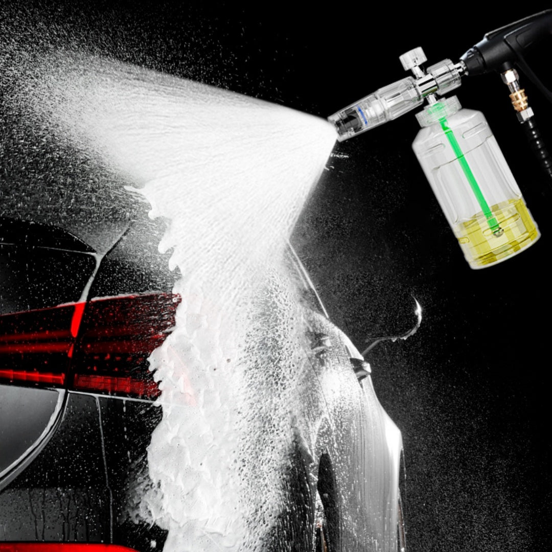 Professional PA Foam Cannon for Pressure Washer – High-Pressure Car Wash Bubble Sprayer with Refined Copper & Chrome Head