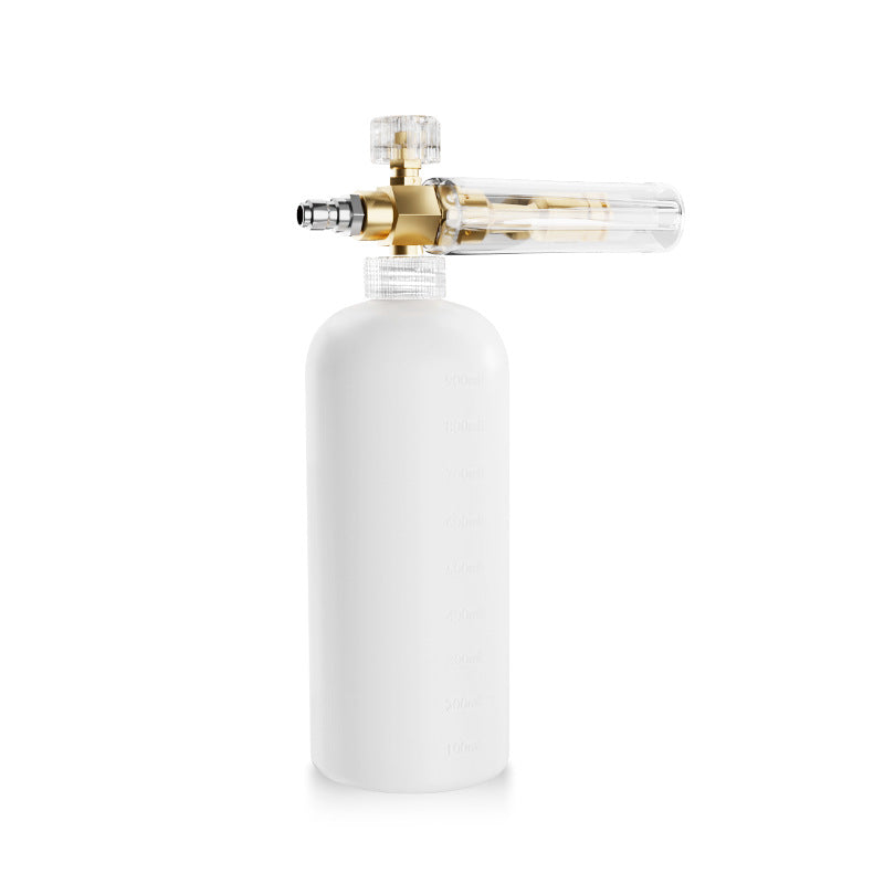 Professional PA Foam Cannon for Pressure Washer – High-Pressure Car Wash Bubble Sprayer with Refined Copper & Chrome Head