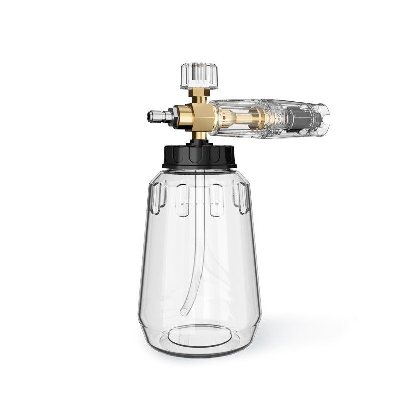 Professional PA Foam Cannon for Pressure Washer – High-Pressure Car Wash Bubble Sprayer with Refined Copper & Chrome Head