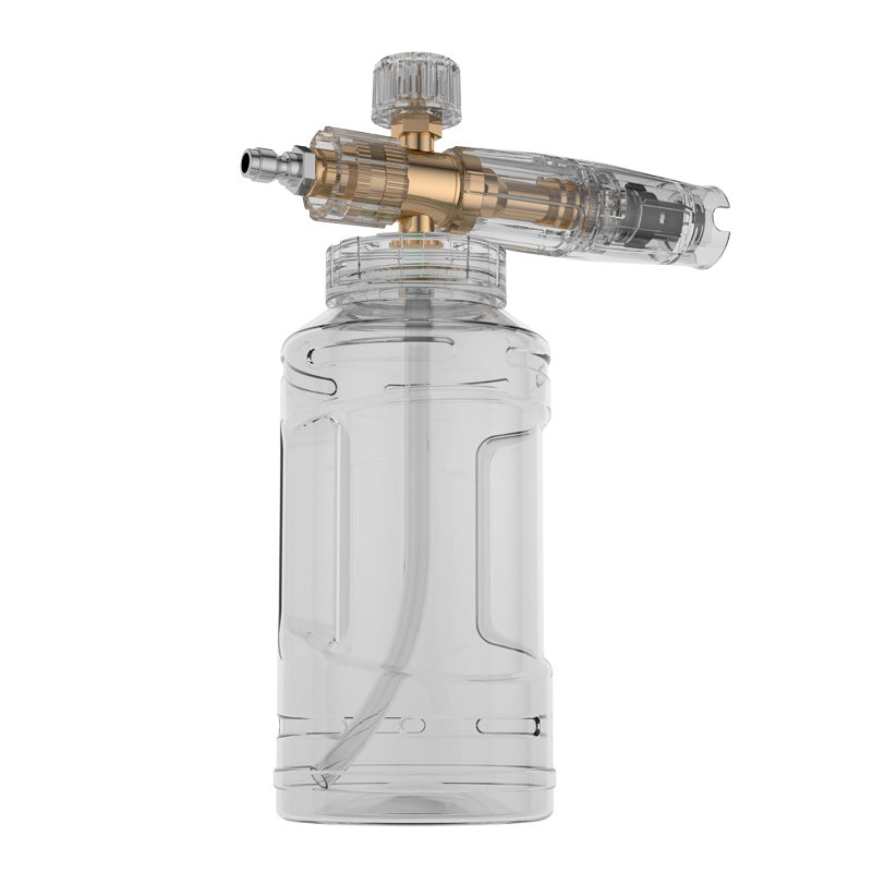 Professional PA Foam Cannon for Pressure Washer – High-Pressure Car Wash Bubble Sprayer with Refined Copper & Chrome Head