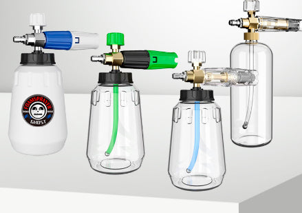 Professional PA Foam Cannon for Pressure Washer – High-Pressure Car Wash Bubble Sprayer with Refined Copper & Chrome Head