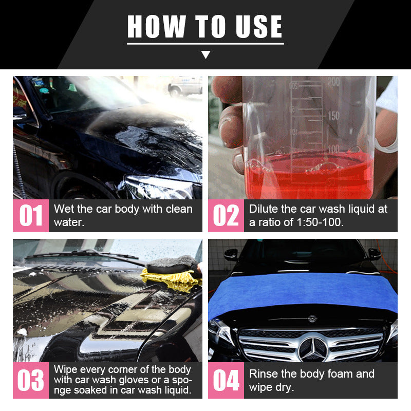 Ceramic Shampoo – Hydrophobic Car Wash Soap 500ml | High Gloss & Long-Lasting Paint Protection