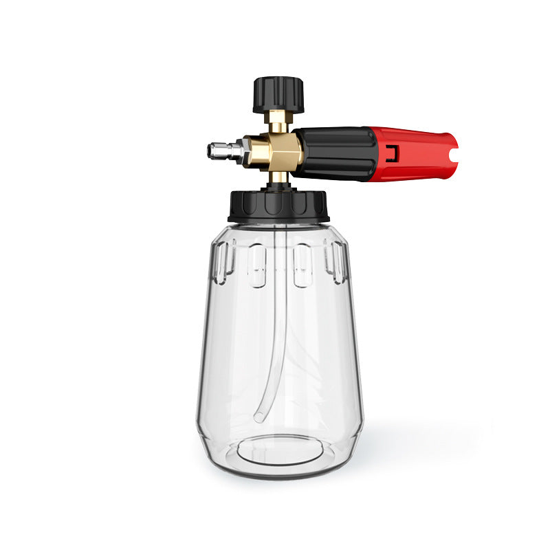 Professional PA Foam Cannon for Pressure Washer – High-Pressure Car Wash Bubble Sprayer with Refined Copper & Chrome Head