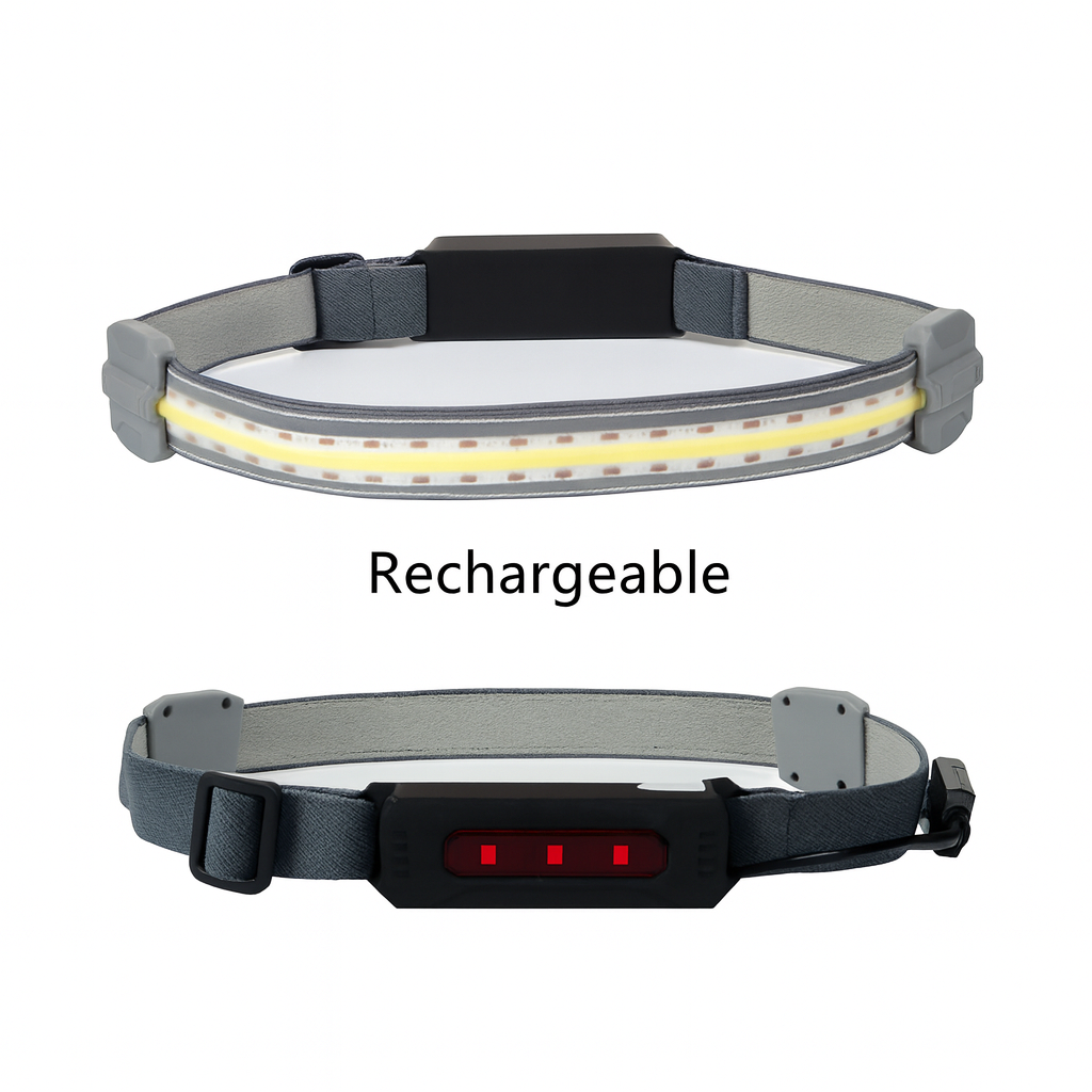 Professional Headlamp USB Rechargeable, 3 Lighting Modes Perfect for Car Repair and Under the Hood Work