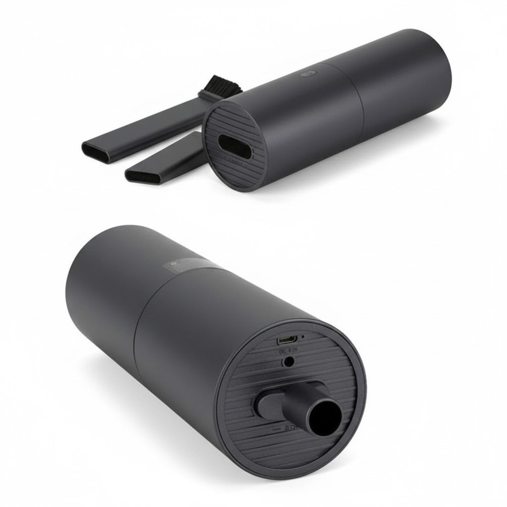 Cordless Mini Handheld Car Vacuum & Air Duster (3-in-1 Design) | USB Rechargeable, 2.0kPa Suction, Washable Filter