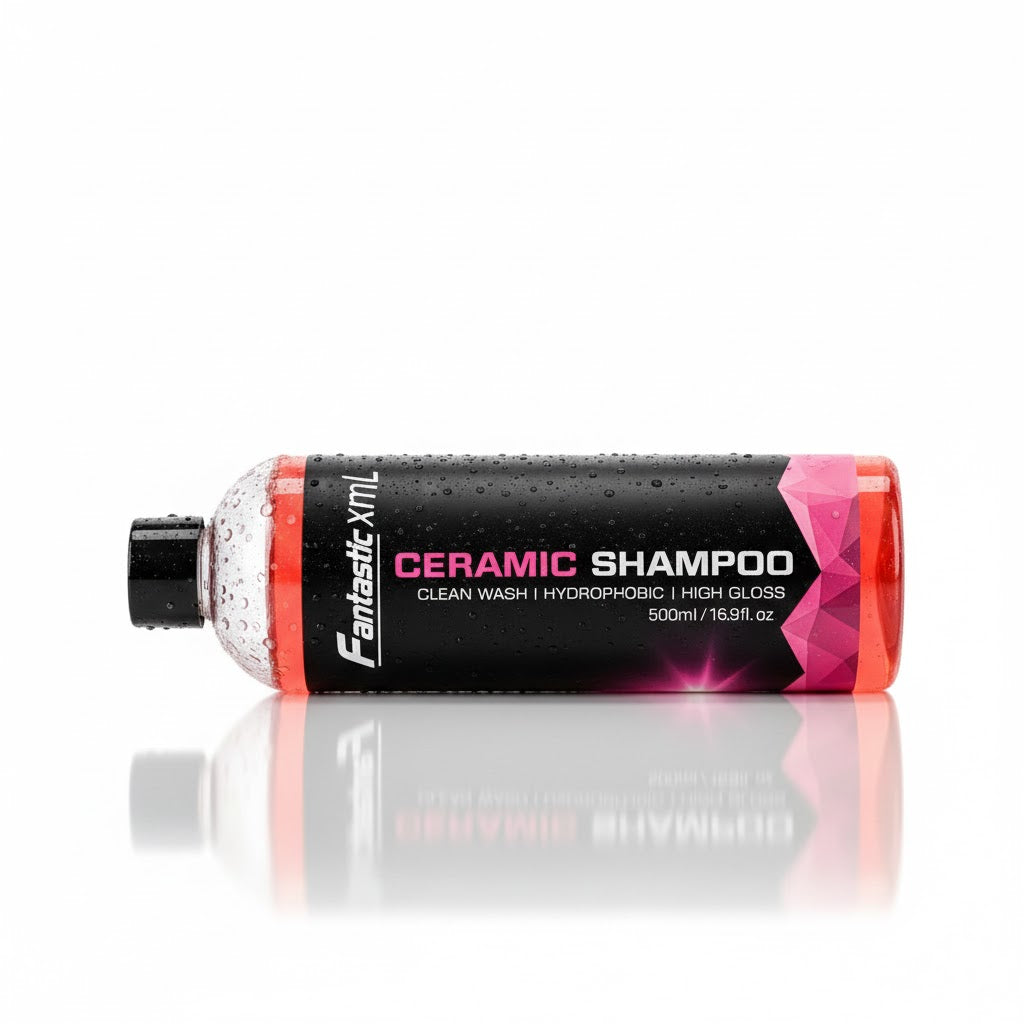 Ceramic Shampoo – Hydrophobic Car Wash Soap 500ml | High Gloss & Long-Lasting Paint Protection